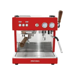Ascaso Baby T Zero Textured Red espressokeitin – puoliammattimainen