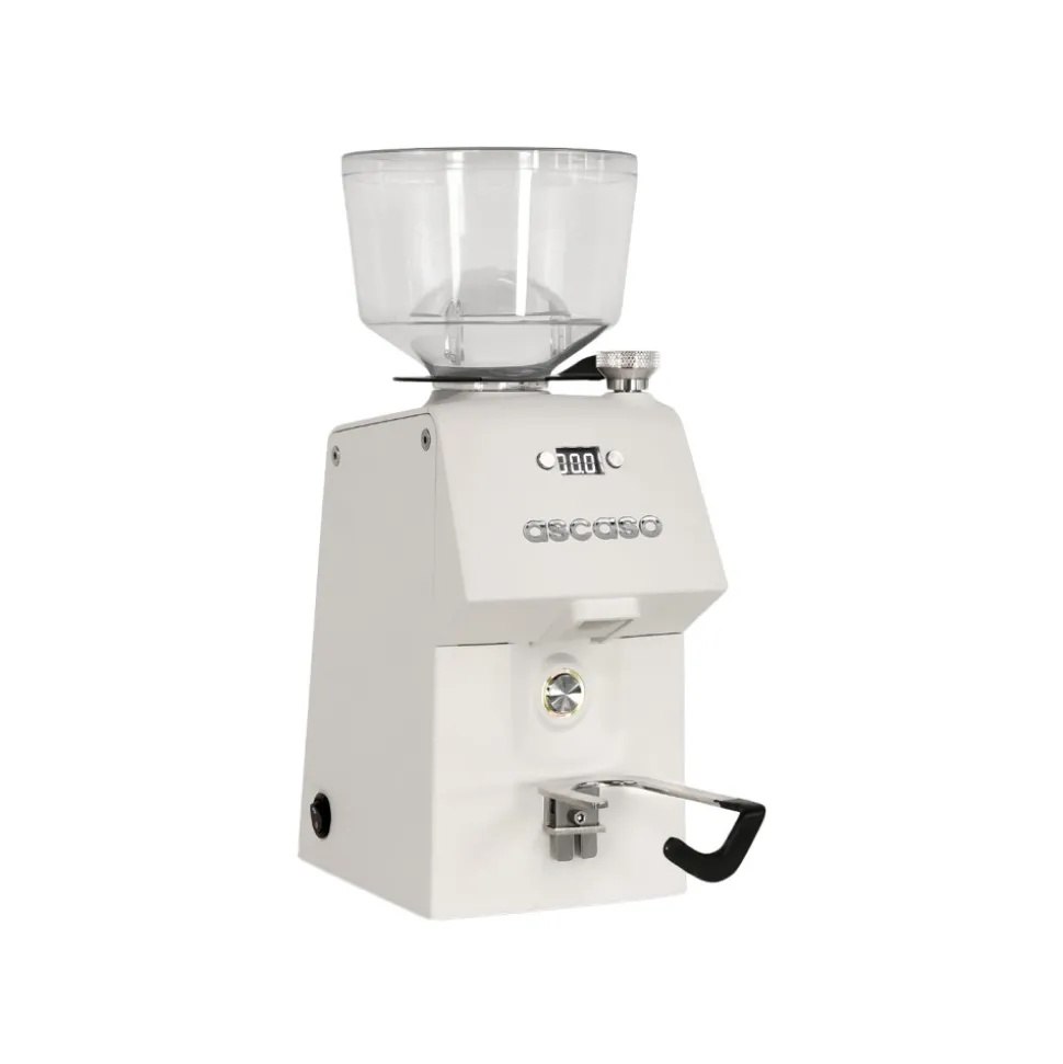 Ascaso H64 espresso-kahvimylly – Single Dose, valkoinen