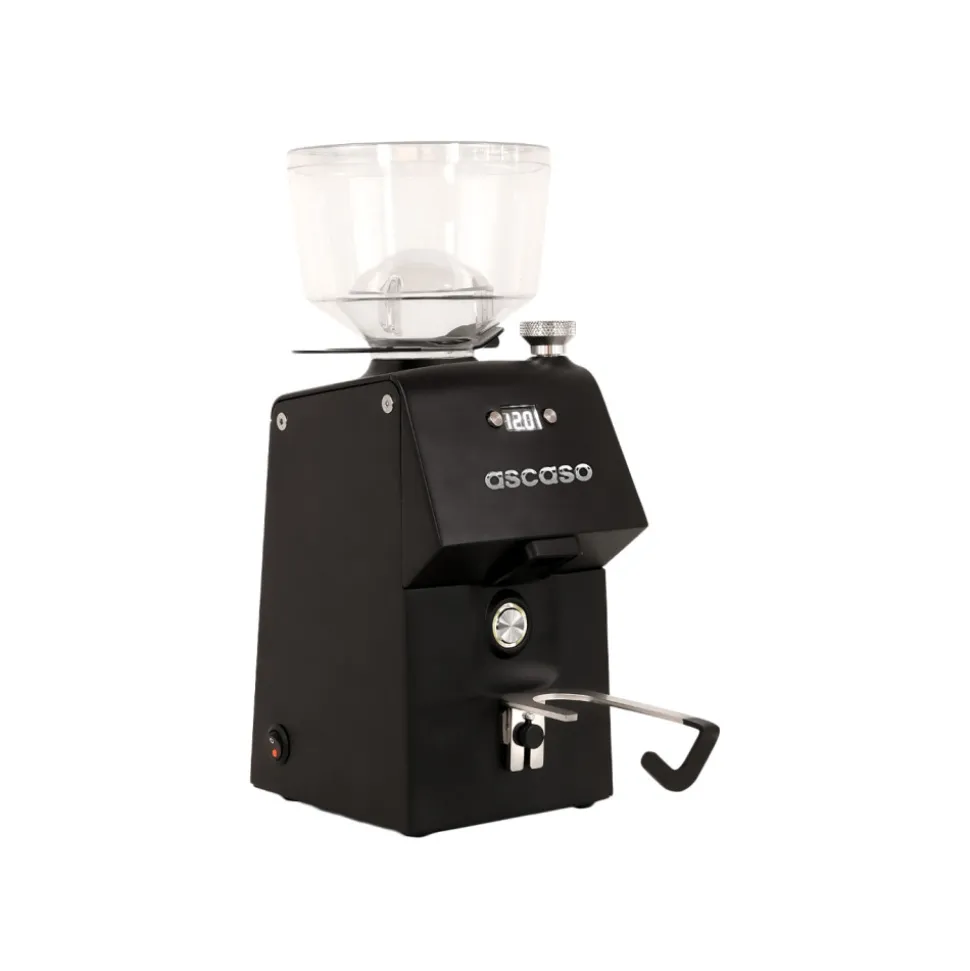 Ascaso H64 espresso-kahvimylly – Single Dose, musta