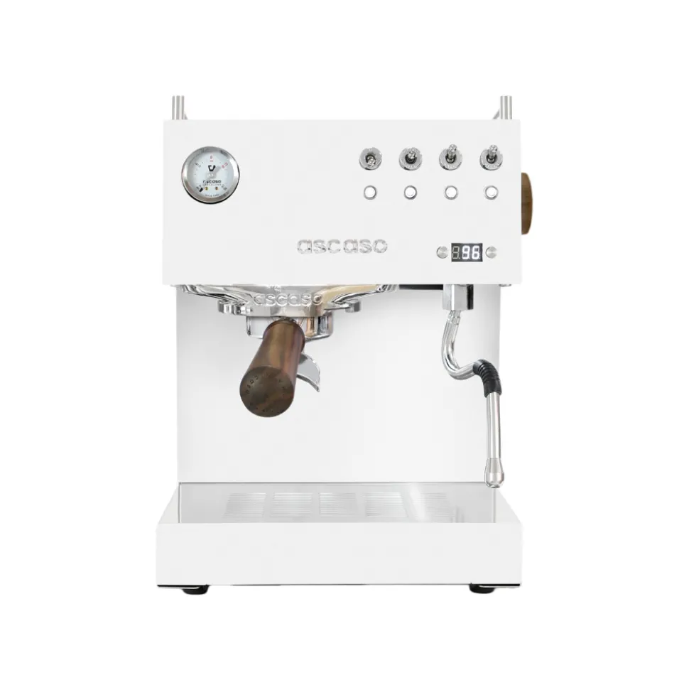 Ascaso Steel Uno PID White&Wood espressokeitin – puoliammattimainen