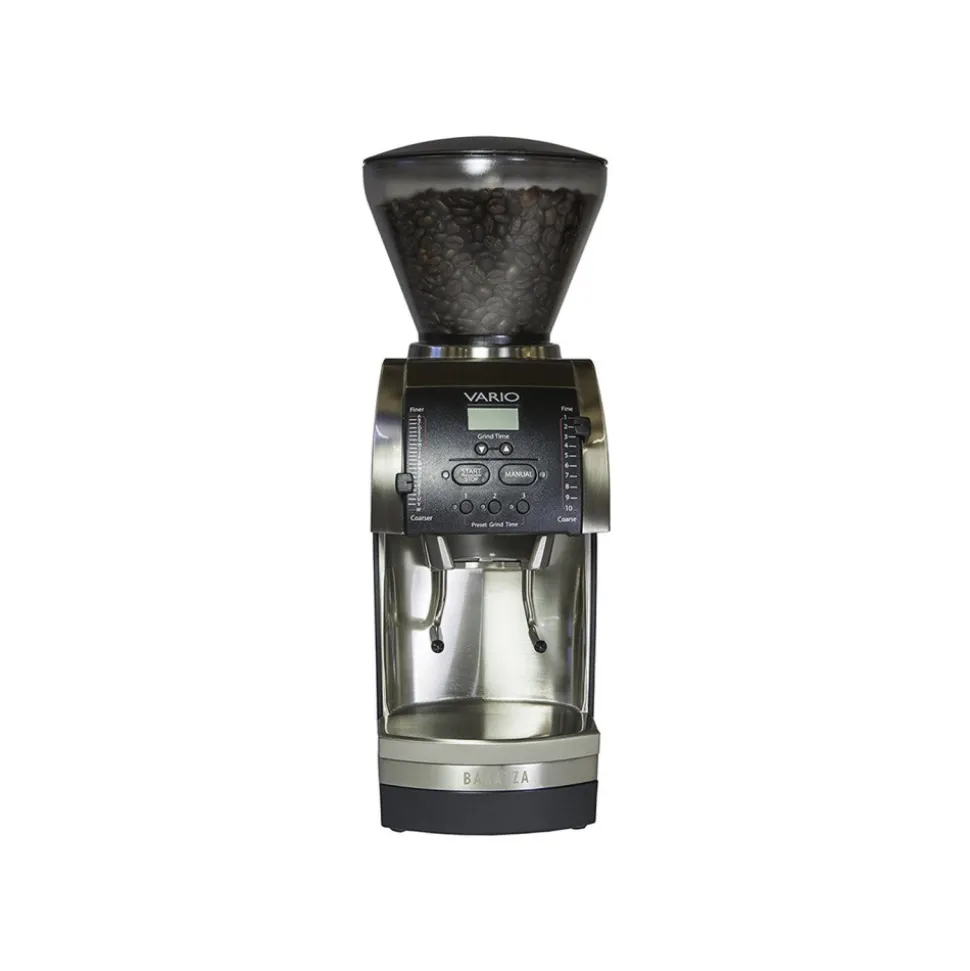 Baratza Vario espresso-kahvimylly – musta/hopea