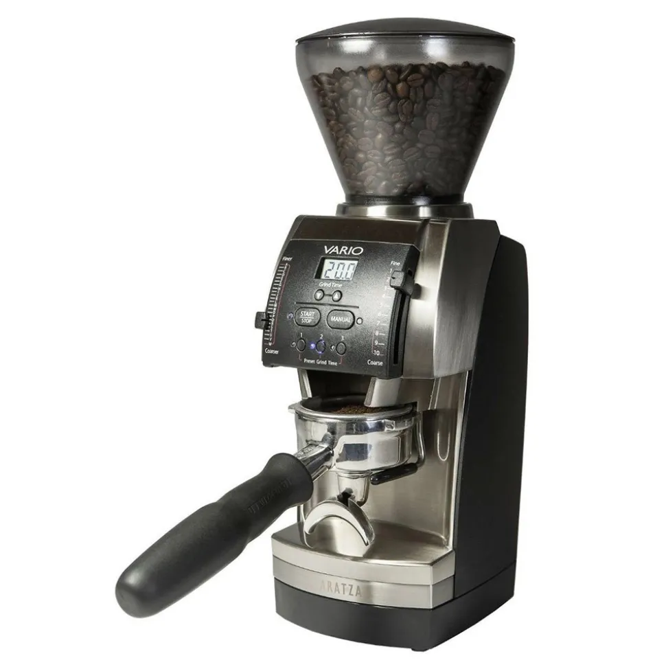 Baratza Vario espresso-kahvimylly – musta/hopea