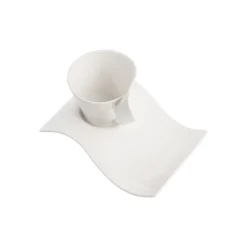 Café au lait -kuppi aluslautasella Villeroy & Boch NewWave, 400 ml