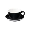 Café Latte kuppi ja lautanen Loveramics Egg Black, 300 ml