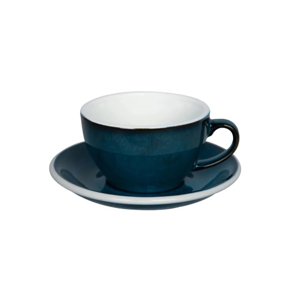 Cappuccino kuppi ja lautanen Loveramics Egg Night Sky, 200 ml