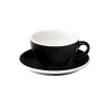 Cappuccino kuppi ja lautanen Loveramics Egg Black, 200 ml