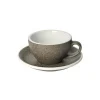 Cappuccino kuppi ja lautanen Loveramics Egg Granite, 200 ml
