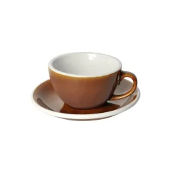 Cappuccino kuppi ja lautanen Loveramics Egg Caramel, 200 ml