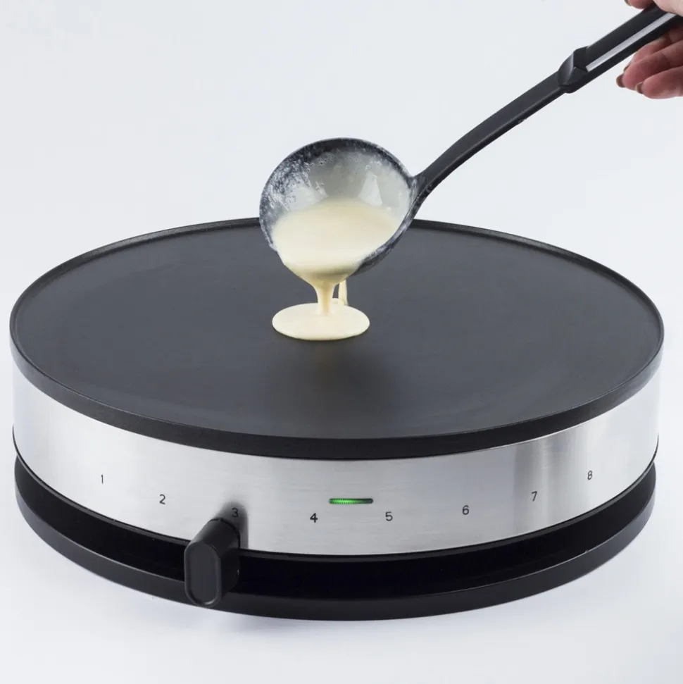 Caso CM 1300 Crepes maker pannukakkupannu – 33 cm, hopea/musta