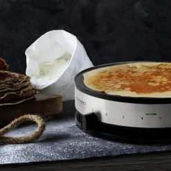 Caso CM 1300 Crepes maker pannukakkupannu – 33 cm, hopea/musta