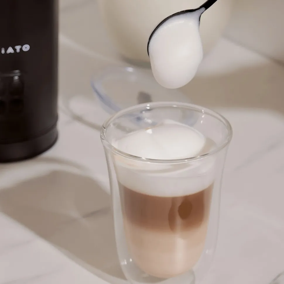CHiATO milkPLAY sähköinen maidonvaahdotin – musta