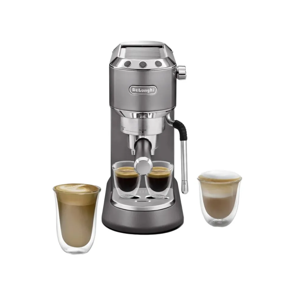 DeLonghi Dedica Arte EC885.GY ESE-espressokeitin – harmaa