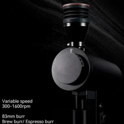 DF83V espresso-kahvimylly – Single Dose, musta
