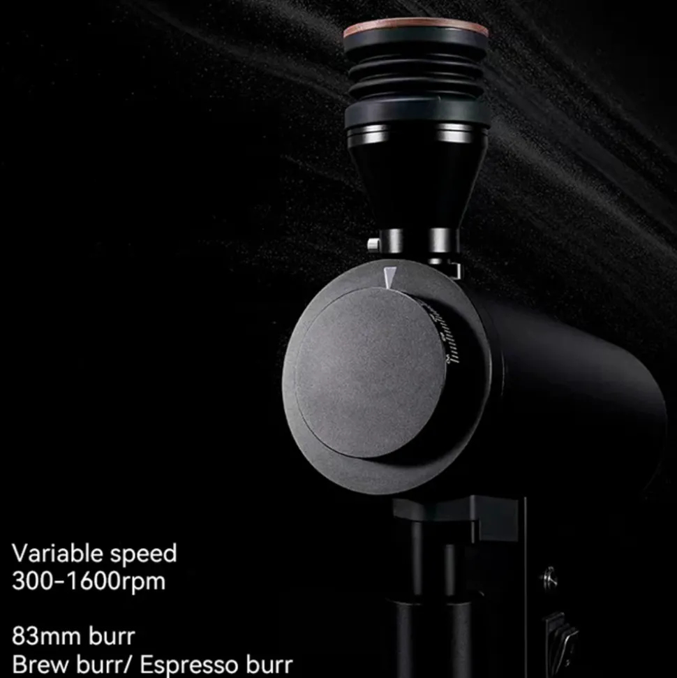 DF83V espresso-kahvimylly – Single Dose, musta
