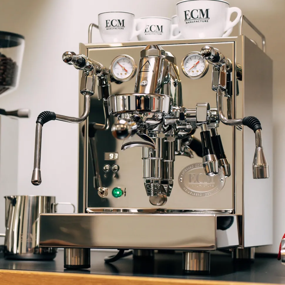 ECM Mechanika Max espressokeitin – ruostumaton teräs