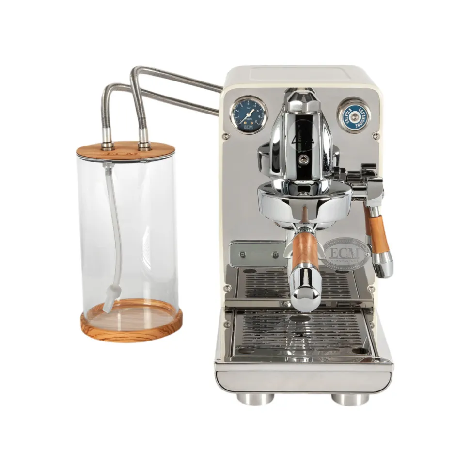 ECM Puristika Cream espressokeitin – ruostumaton teräs