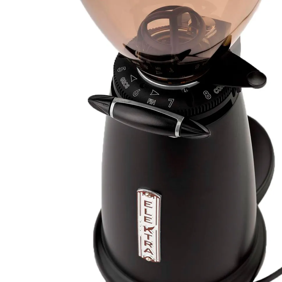 Elektra MXDM espresso-kahvimylly – puoliammattimainen, musta