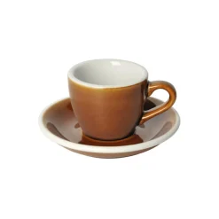 Espresso kuppi ja lautanen Loveramics Egg Caramel, 80 ml