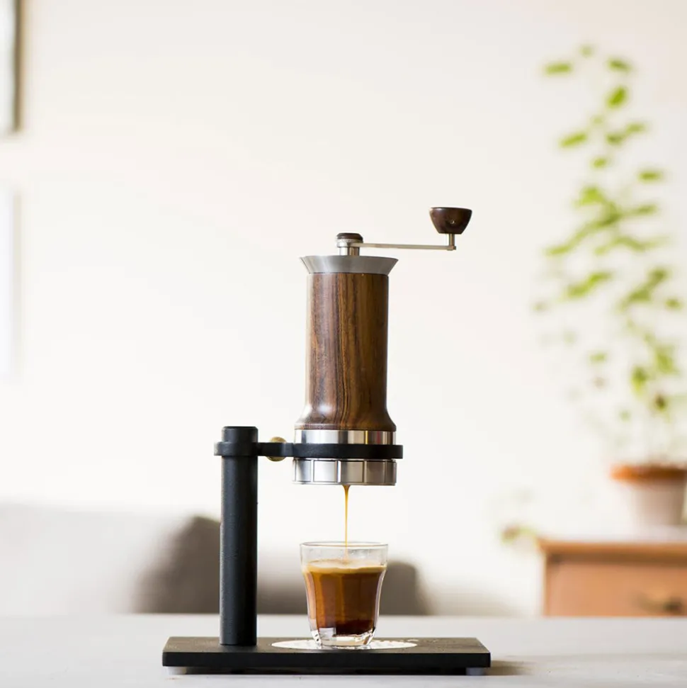 Espressokone Aram Brownish + terästuki