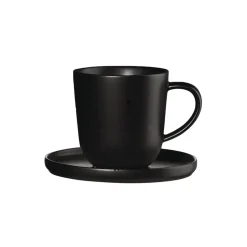 Espressokuppi ja lautanen Asa Selection Coppa Kuro, 80 ml