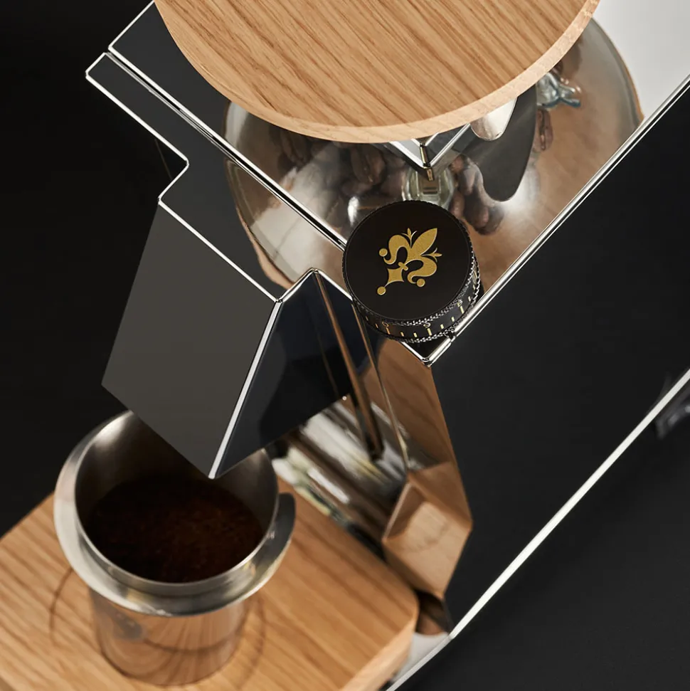 Eureka Oro Mignon Single Dose espresso-kahvimylly – kromi
