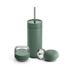 Fellow Carter 3-in-1 Lid System Smoke Green setti – 473 ml, vihreä