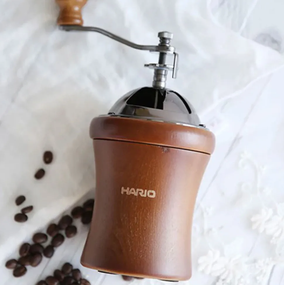 Hario Coffee Mill Dome käsikäyttöinen kahvimylly – ruskea
