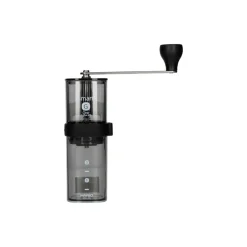 Hario Smart G Coffee Mill käsikäyttöinen kahvimylly – läpinäkyvä musta