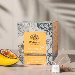 Hedelmä- ja yrtti cold brew Whittard of Chelsea Passionfruit, Mango & Peach, 12 kpl.