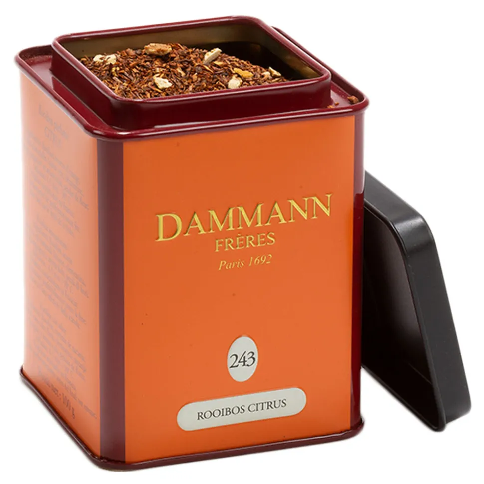 Hedelmä- ja yrttitee Dammam Frères Rooibos Citrus, 100 g