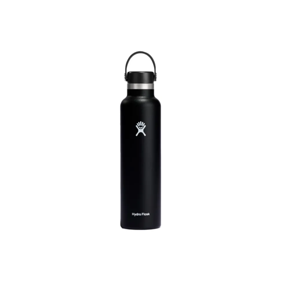 Hydro Flask Standard Mouth Flex Cap vesipullo, 700 ml – Black