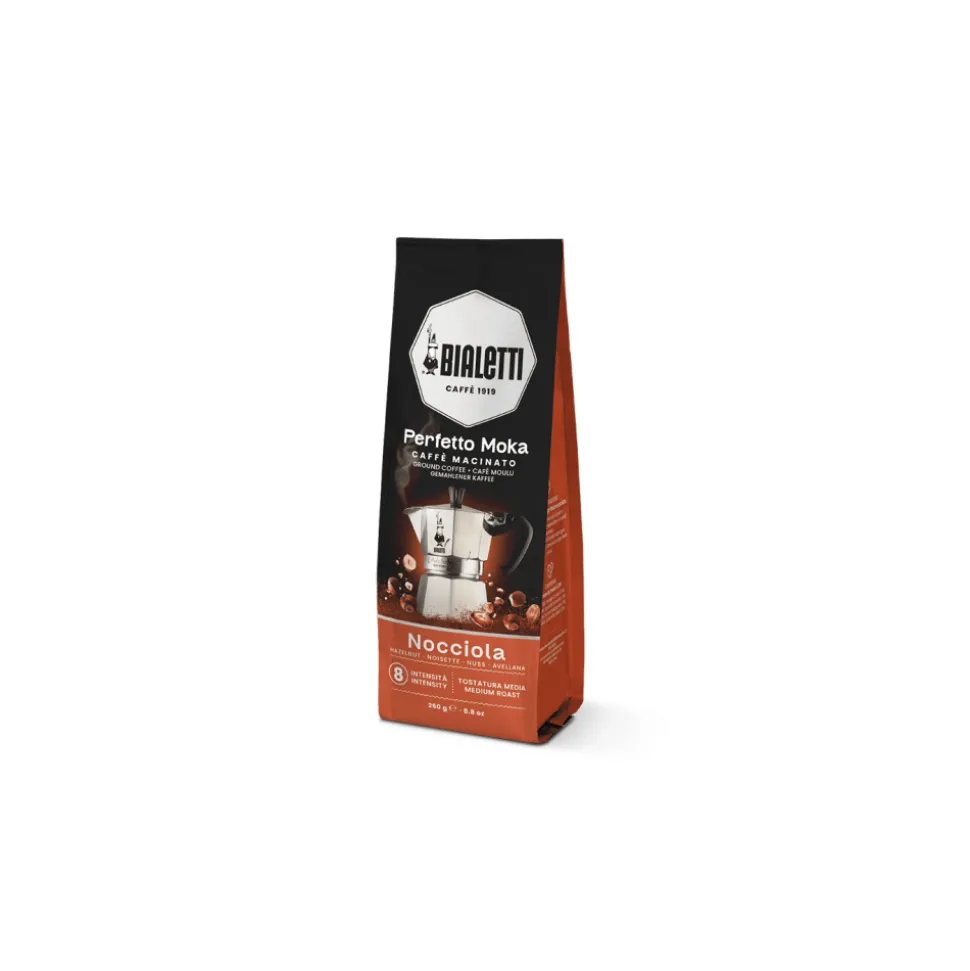 Jauhettu kahvi Bialetti Perfetto Moka Hazelnut 250 g