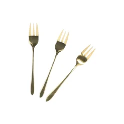 Jälkiruokahaarukat Homla STILO Gold, 3 kpl.