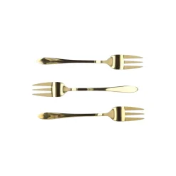 Jälkiruokahaarukat Homla STILO Gold, 3 kpl.