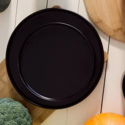 Jälkiruokalautanen Homla FAMELIO Black, 21 cm