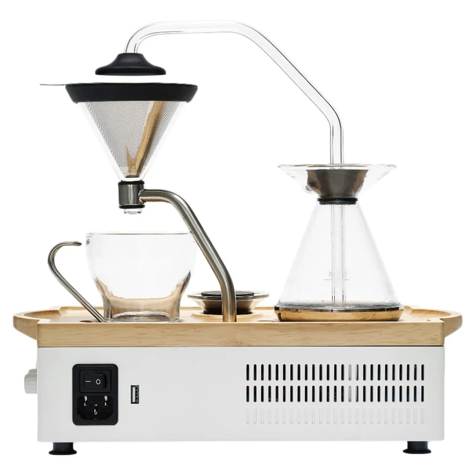 Joy Resolve Barisieur Coffee & Tea Alarm Clock kahvinkeitin – valkoinen