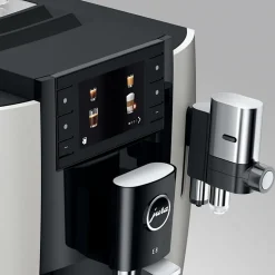 JURA E8 Platin (EC) kahviautomaatti – musta/harmaa