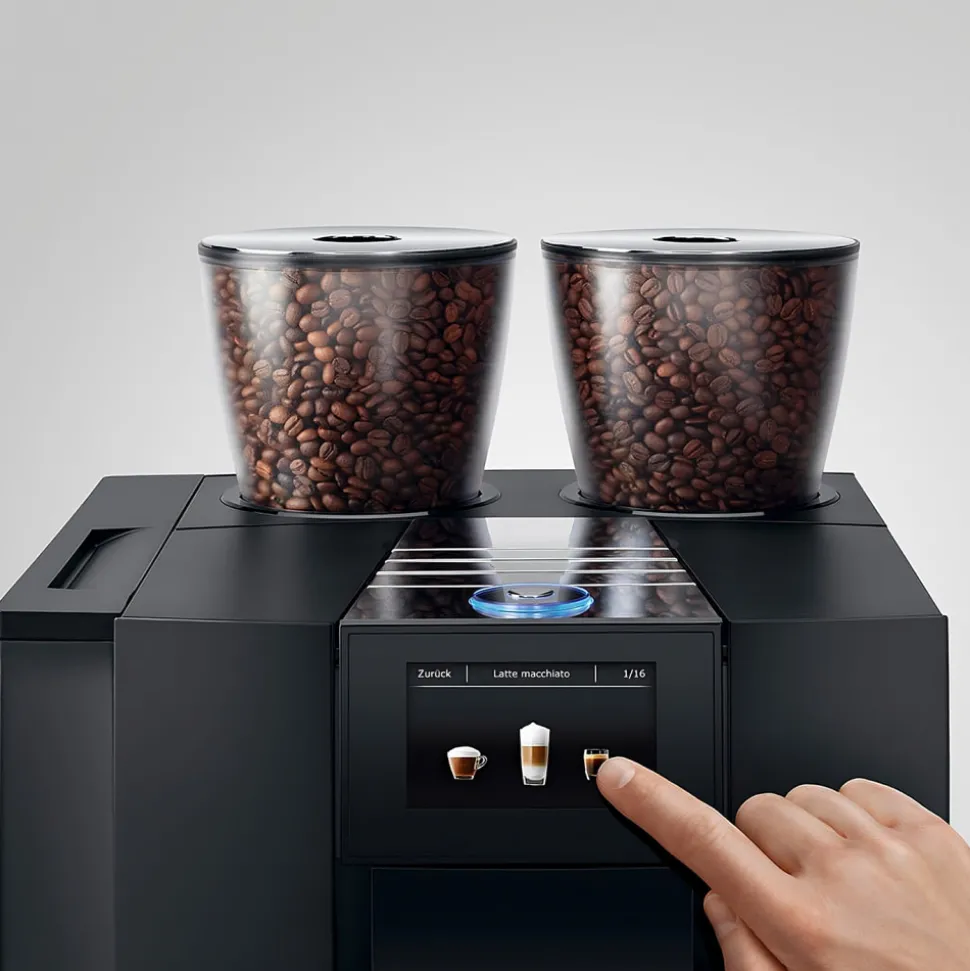 JURA GIGA X8 Gen II Aluminium Black kahviautomaatti työpaikalle – musta