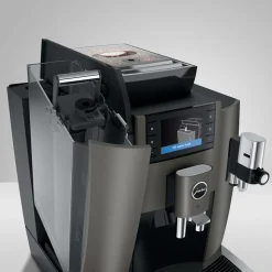 JURA W8 Dark Inox EA täysautomaattinen kahvikone – harmaa