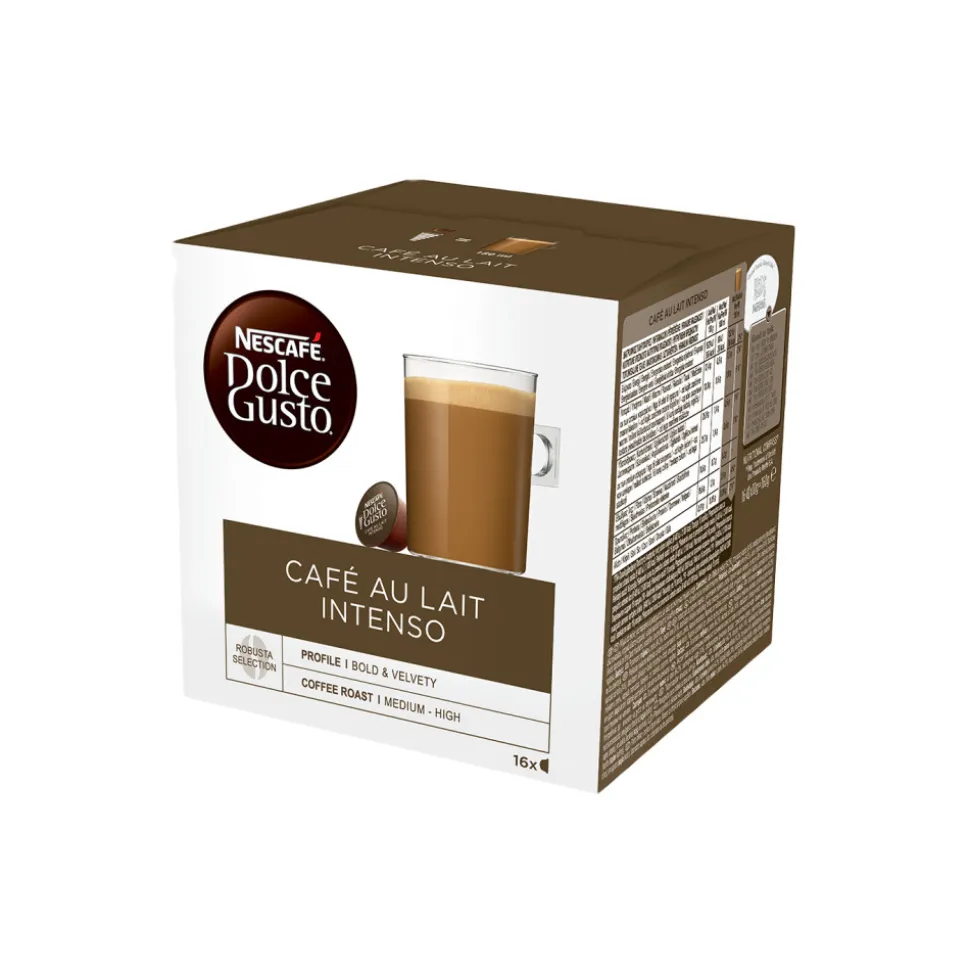 Kahvikapselit NESCAFÉ® Dolce Gusto® Café au Lait Intenso, 16 kpl.