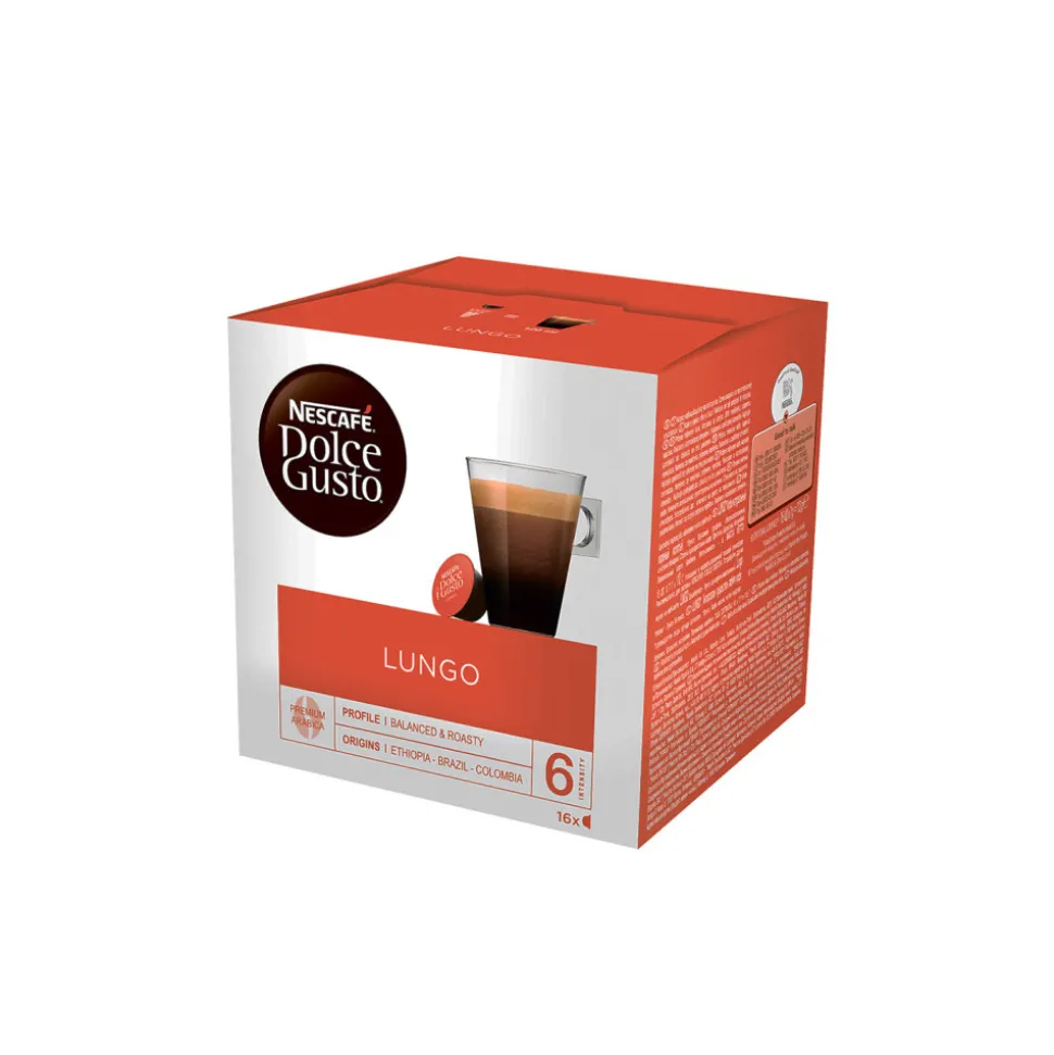 Kahvikapselit NESCAFÉ® Dolce Gusto® Lungo, 16 kpl.