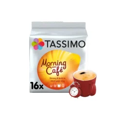 Kahvikapselit Tassimo Morning Cafe (yhteensopiva Bosch Tassimo -kapselikeitinten kanssa), 16 kpl.