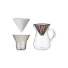 Kahvikarahvisetti Kinto SCS (2 kupilliselle), 600 ml