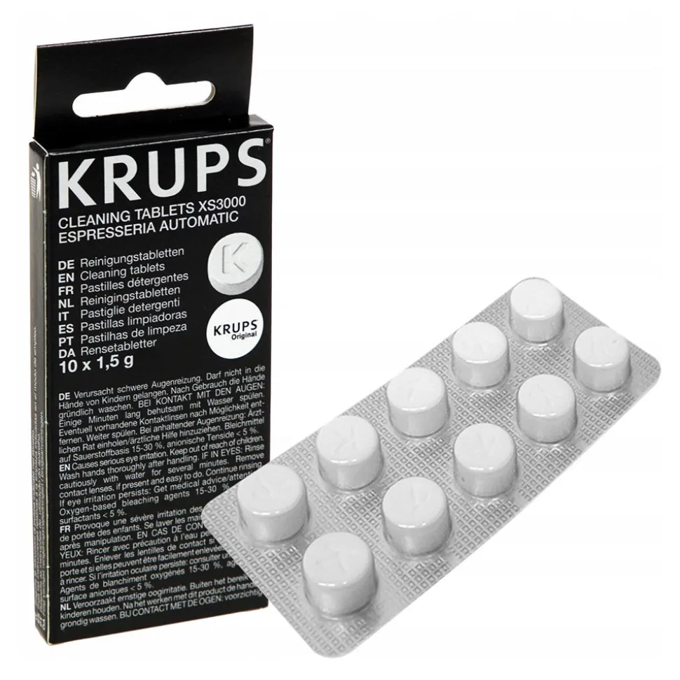 Kahvikoneen puhdistustabletit Krups XS3000