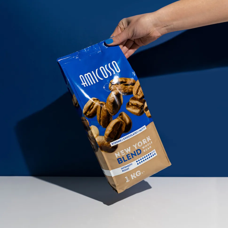 Kahvipavut Amicosso New York Blend, 1 kg