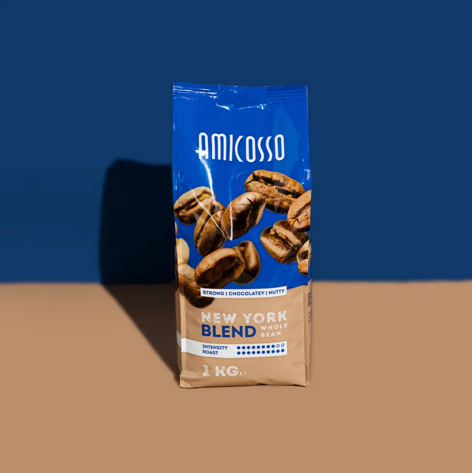 Kahvipavut Amicosso New York Blend, 1 kg