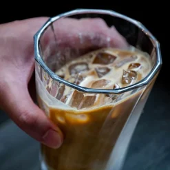 Kierretty latte-lasi Loveramics Urban Glass (Clear), 360 ml