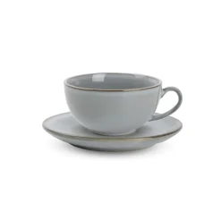 Kuppi ja aluslautanen Salt&Pepper Artisan Blue, 270 ml