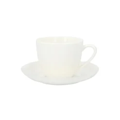 Kuppi lautasella Homla AURO White, 230 ml