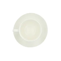 Kuppi lautasella Homla AURO White, 230 ml